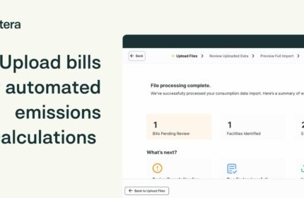 New features turn raw energy bills into instant emissions insights